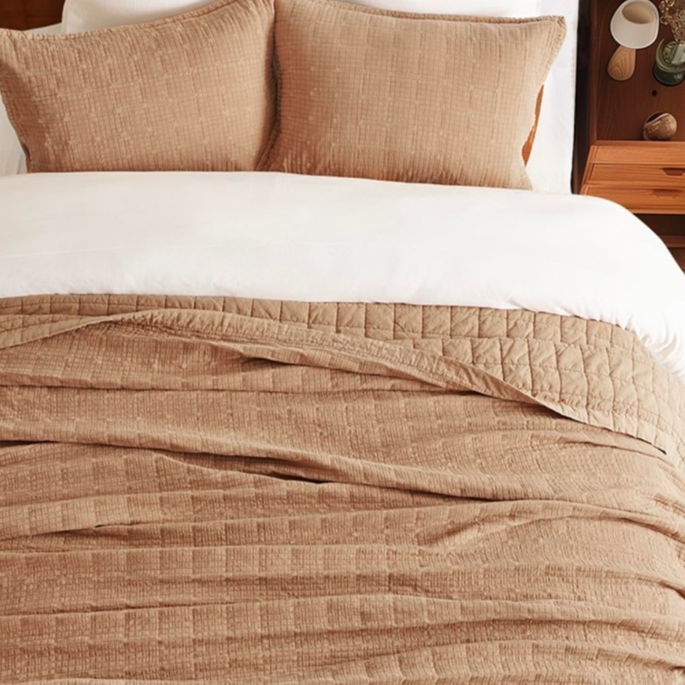 Evergrace Stonewashed Cotton Quilt Set Full/Queen Size - Picture 4 of 4